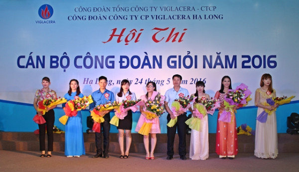 Hấp dẫn hội thi cán bộ Công đoàn giỏi Viglacera Hạ Long năm 2016